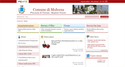 Desktop Screenshot of comune.molvena.vi.it